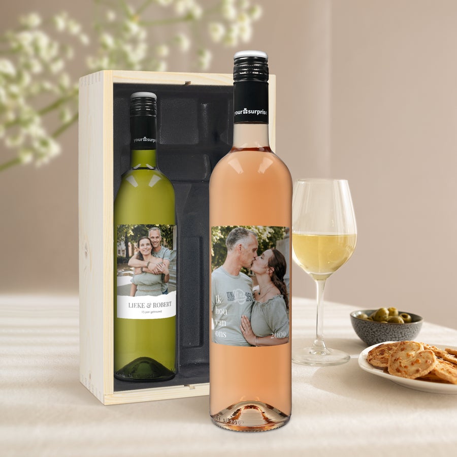 Confezione Vino Personalizzato Maison de la Surprise Confezione Vino Personalizzato Maison de la Surprise