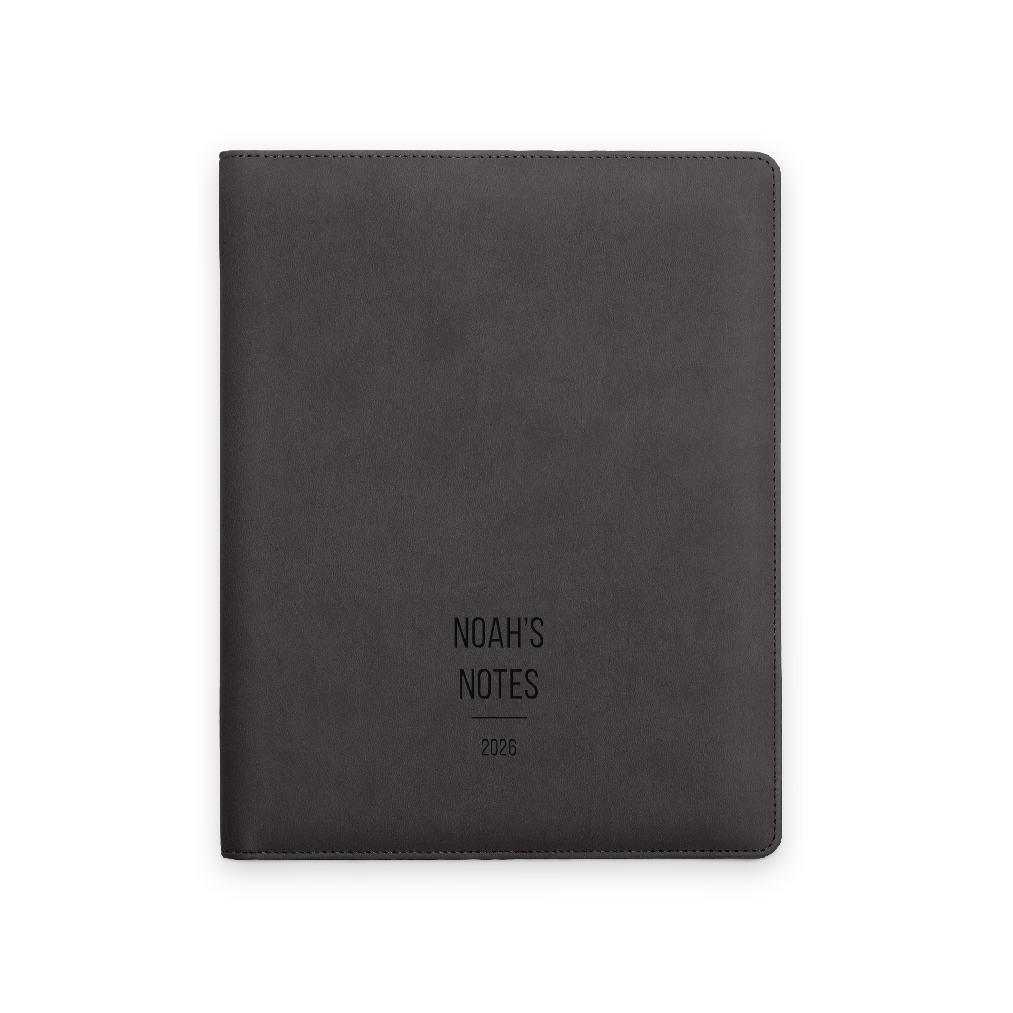 Estuche de piel vegana personalizado para libreta