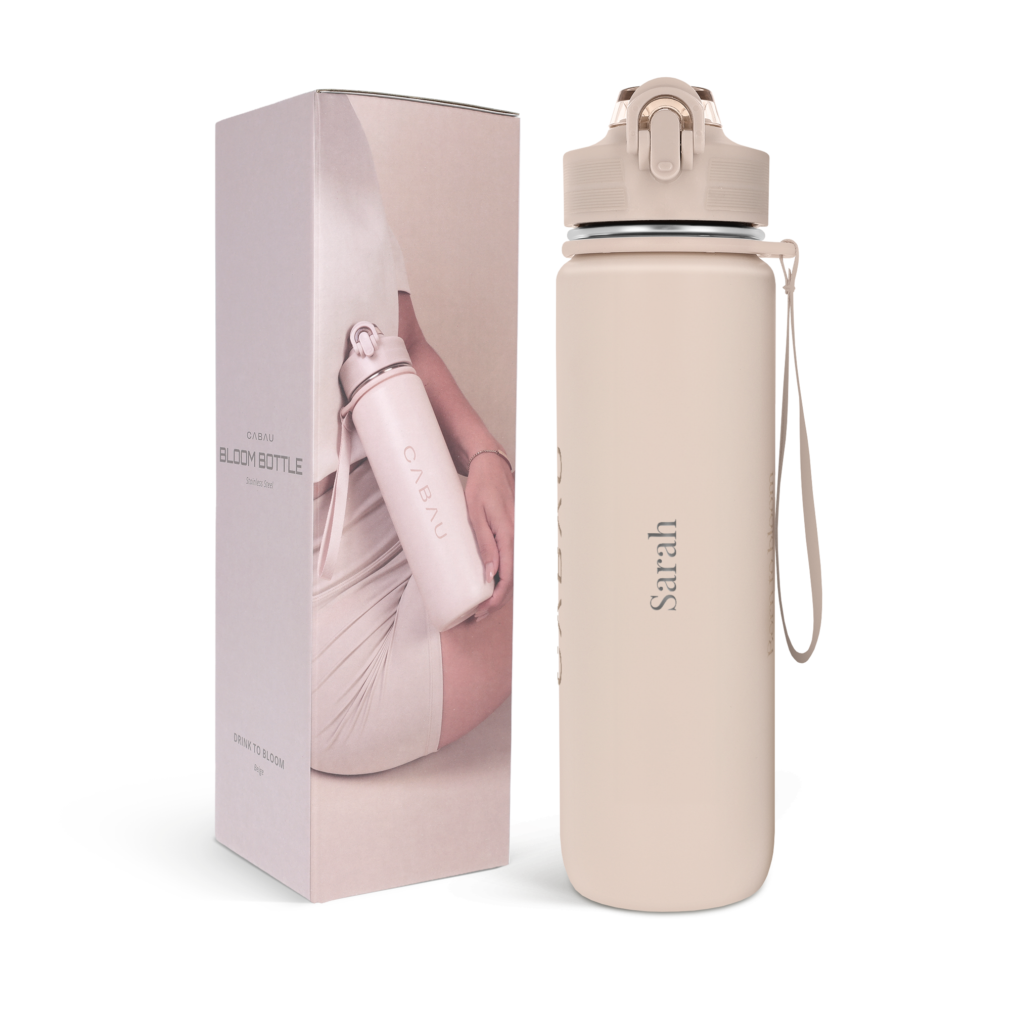 Cabau Lifestyle - Gourde Bloom personnalisée