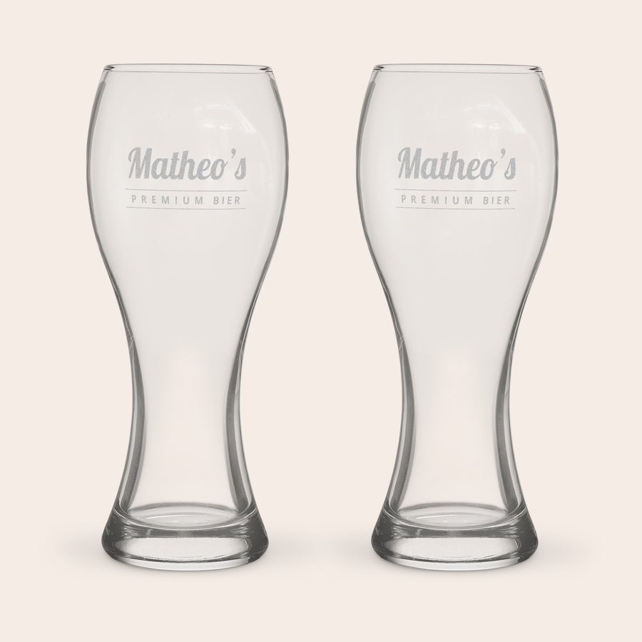 Weizen bierglas graveren Weizen bierglas graveren