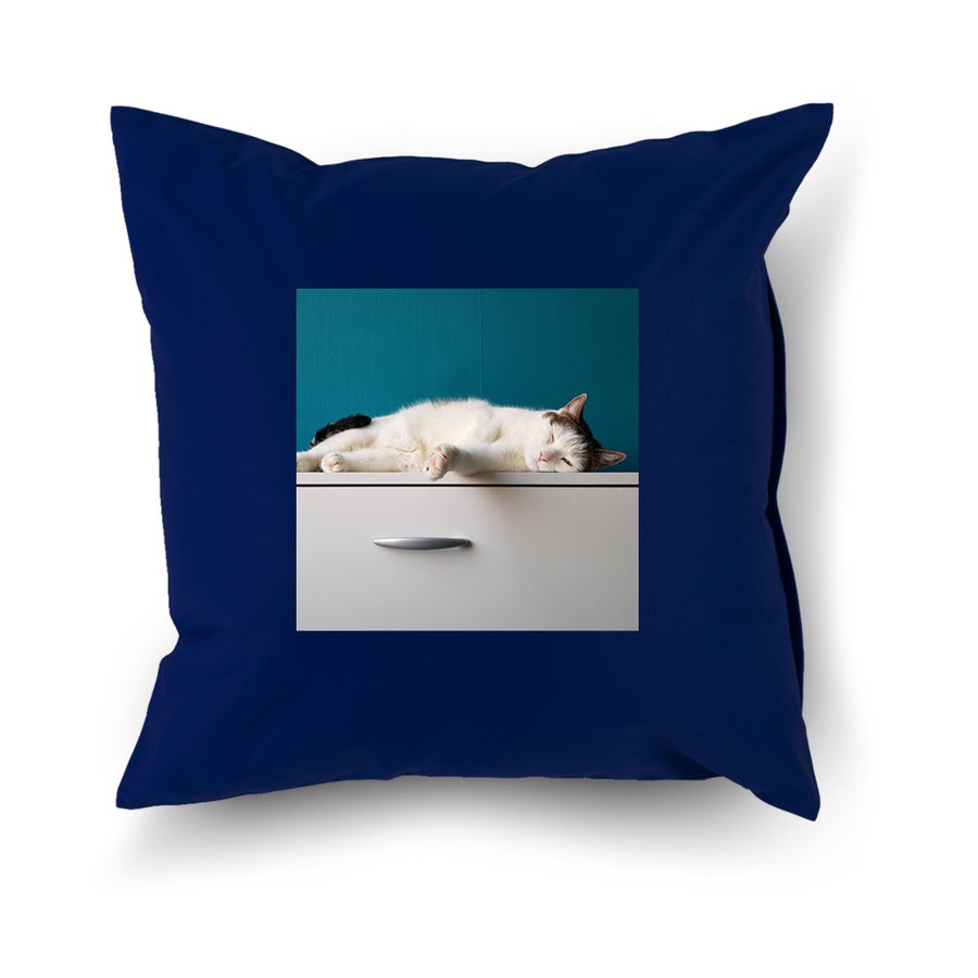 Kussen bedrukken - Navy - 40 x 40 cm