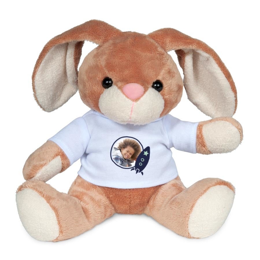 le lapin en peluche