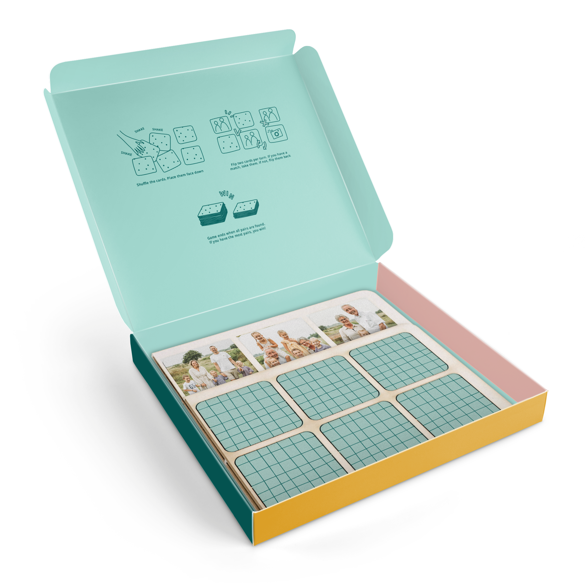 Memoryspel med foton - 15x2