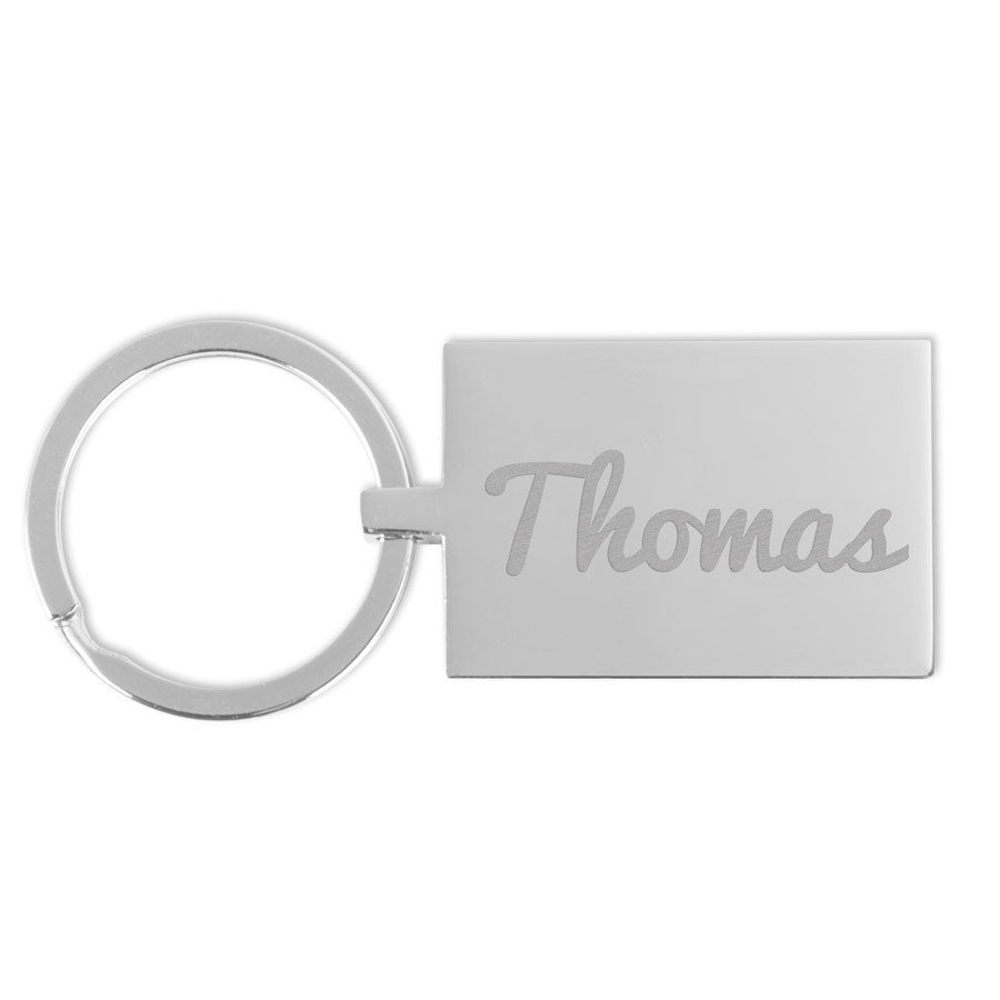 Avaimenperä, jossa nimi - suorakulmio