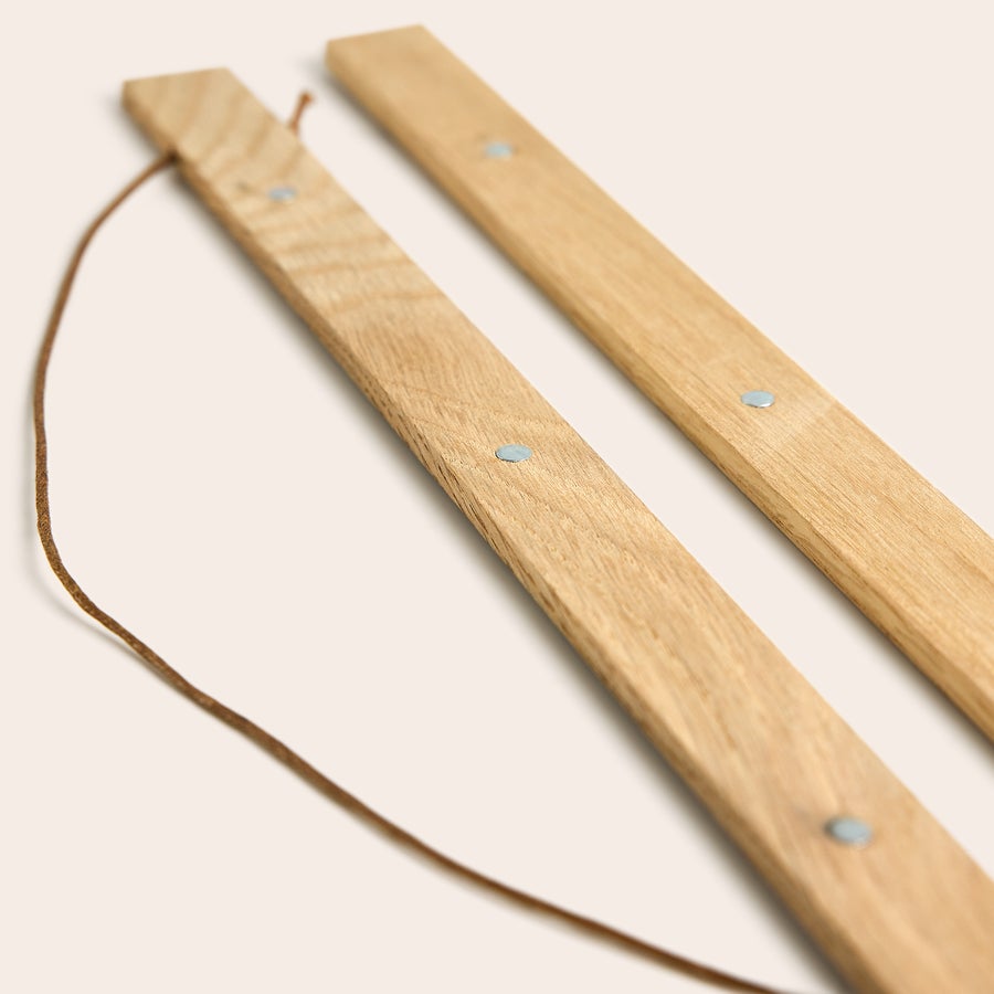 Póster personalizado con colgador Colgador magnético de madera de roble con cordón, para colgar tu foto favorita en la pared.