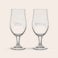 Engraved craft beer glass Engraved craft beer glass