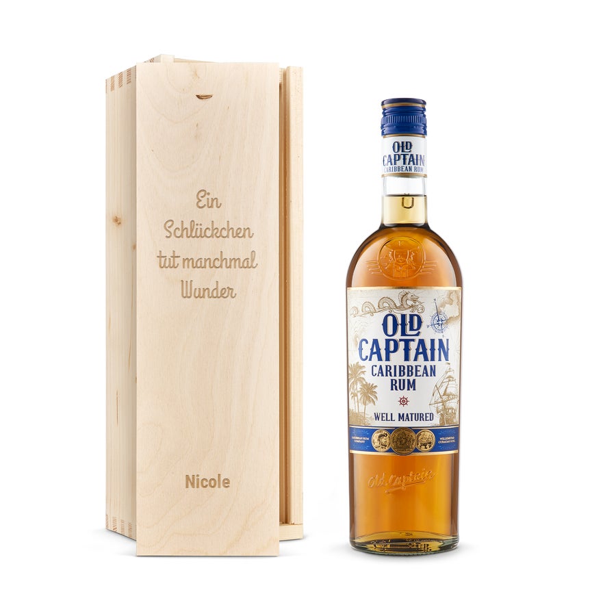 Personalisierter Rum - Old Captain Personalisierter Rum - Old Captain