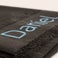 Bath towel with text Bath towel with text