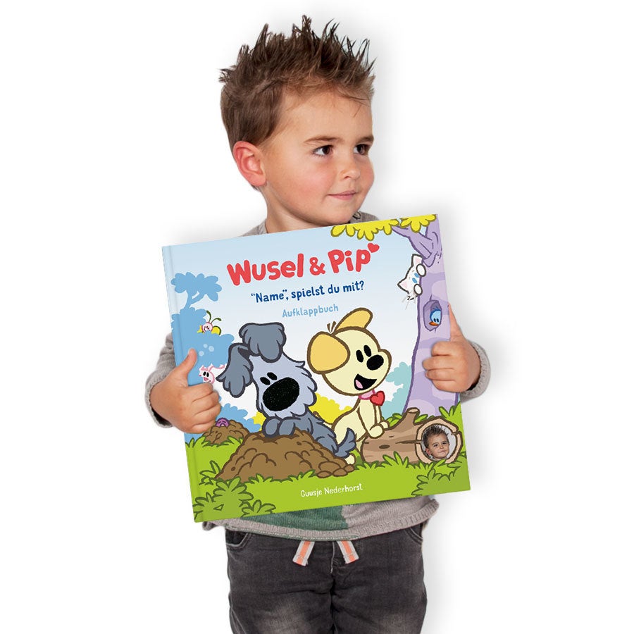 Personalisiertes Kinderbuch Wusel Pip Versteckspiel Hardcover  - Onlineshop YourSurprise