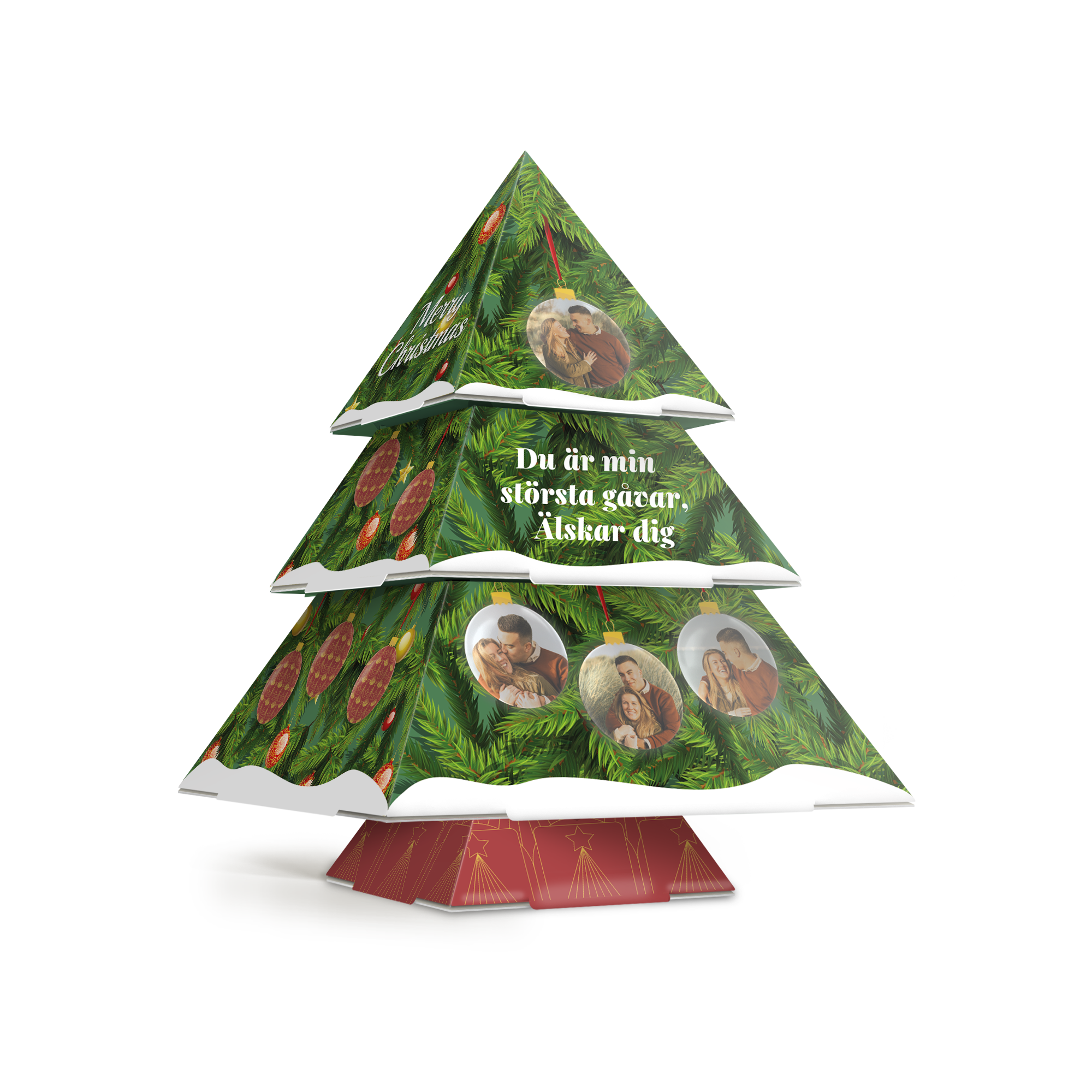 Personlig DIY papper julgran