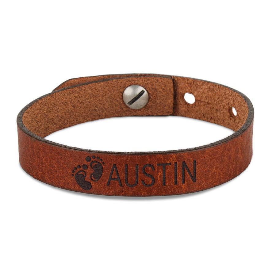 Father’s Day leather bracelet