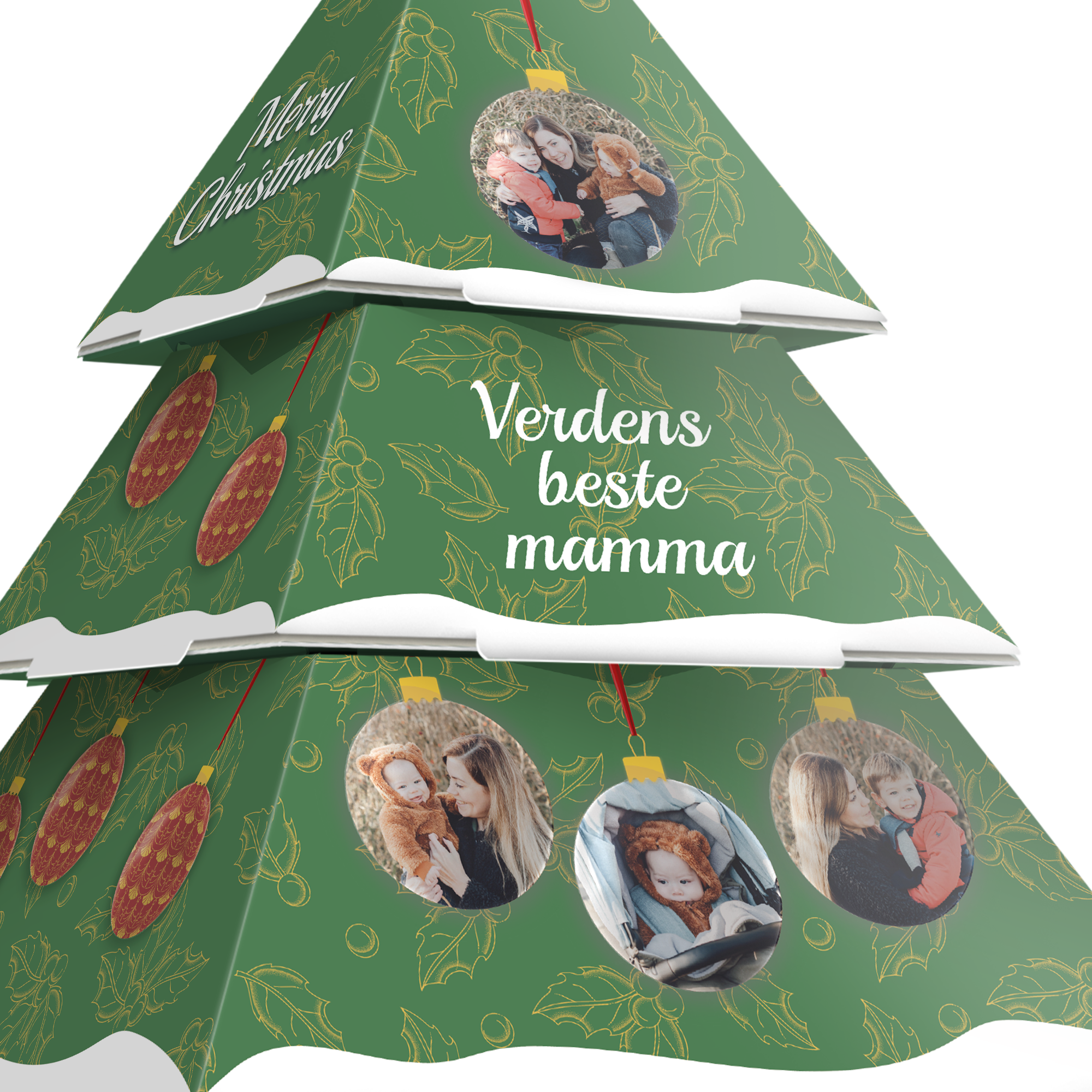 Personaliserad DIY-julgran i papper