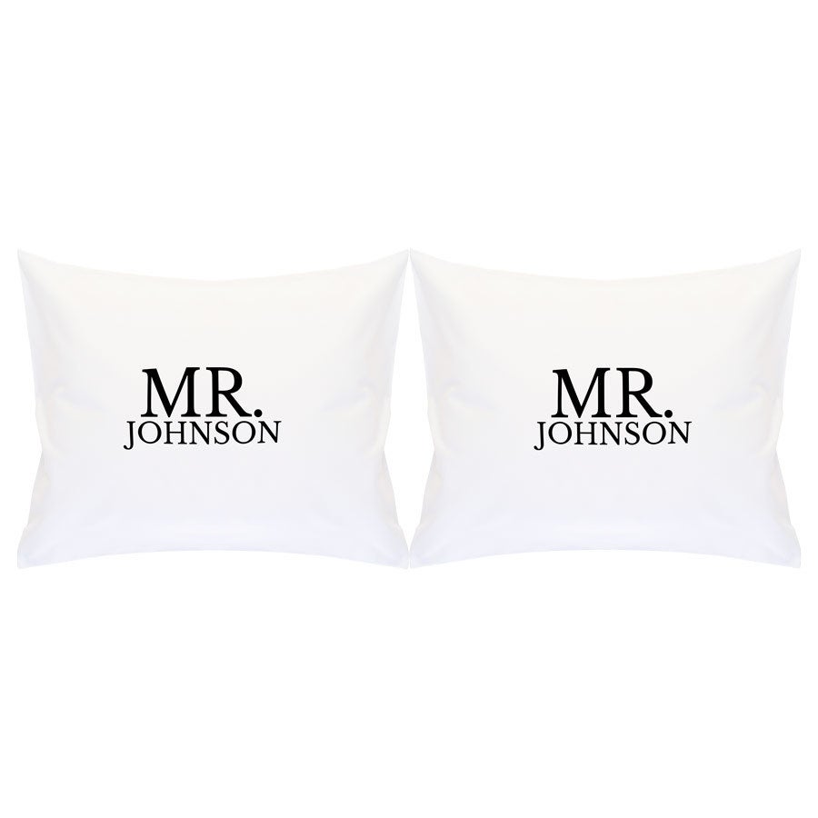Personalised pillowcase set - Love - White - 60 x 50 cm Personalised pillowcase set - Love - White - 60 x 50 cm