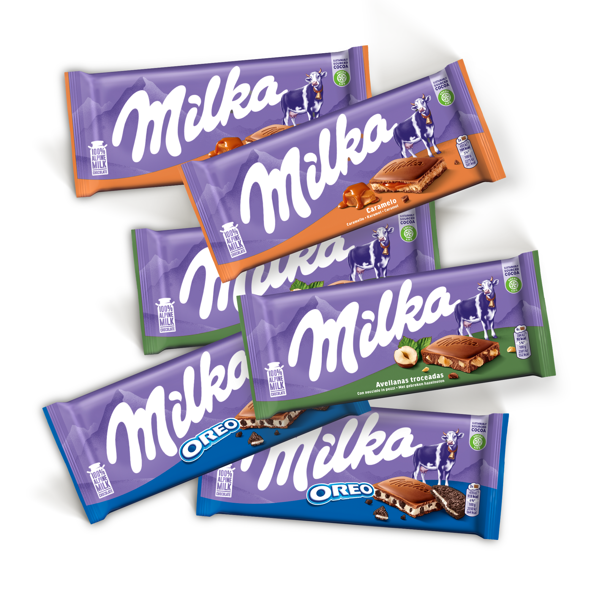 Mega Milka med tryckt namn