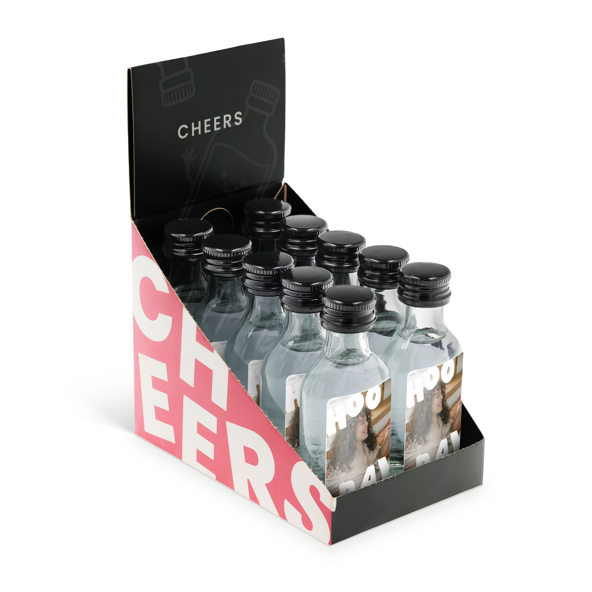 Personalised Mini Vodka - 10 pcs