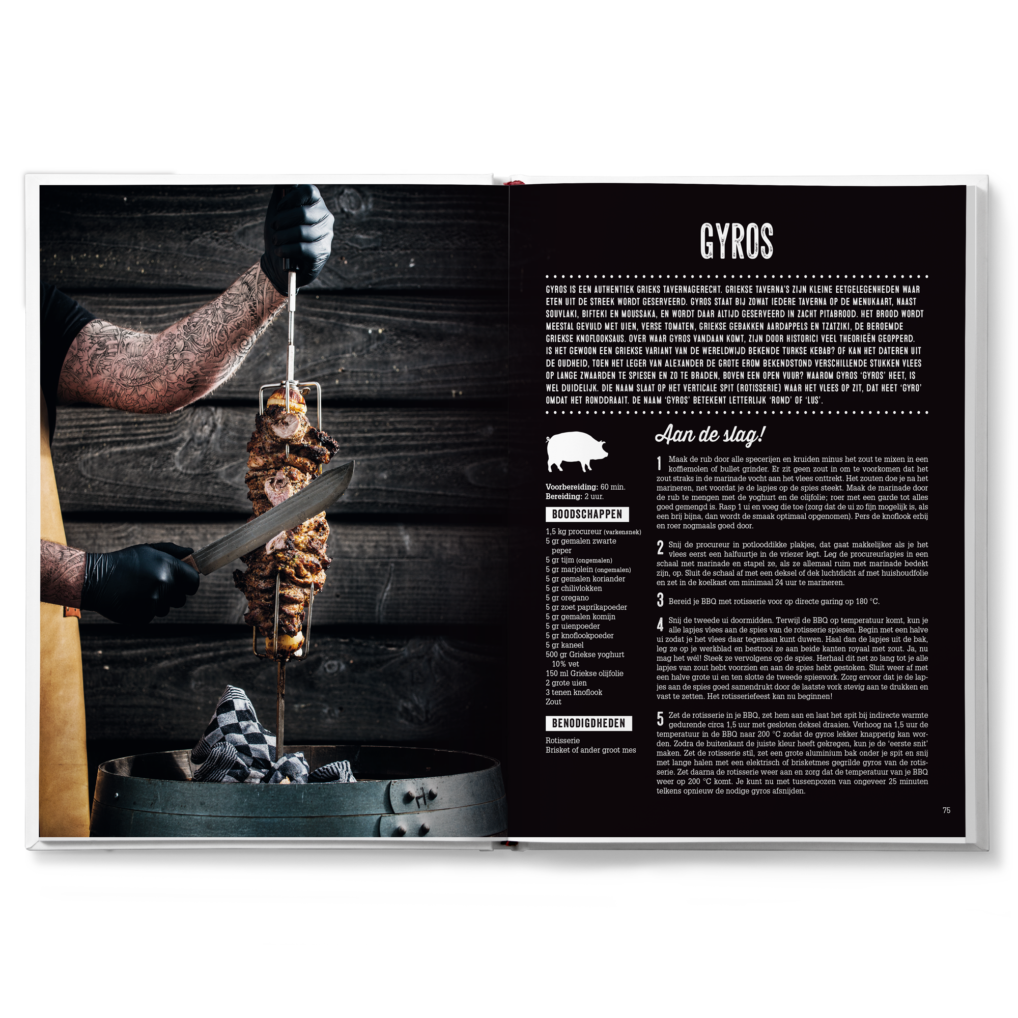 Barbecue kookboek "BBQ King/Queen" personaliseren