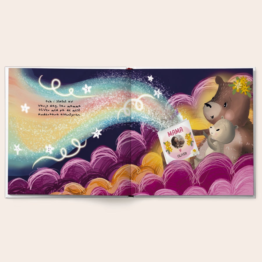 Personlig bok - Mamma i din kärleksfulla famn Skapa en hjärtevärmande kontakt med en personlig