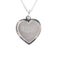 Herzanhänger mit Gravur - Silber