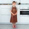 Personalised children's apron - leather