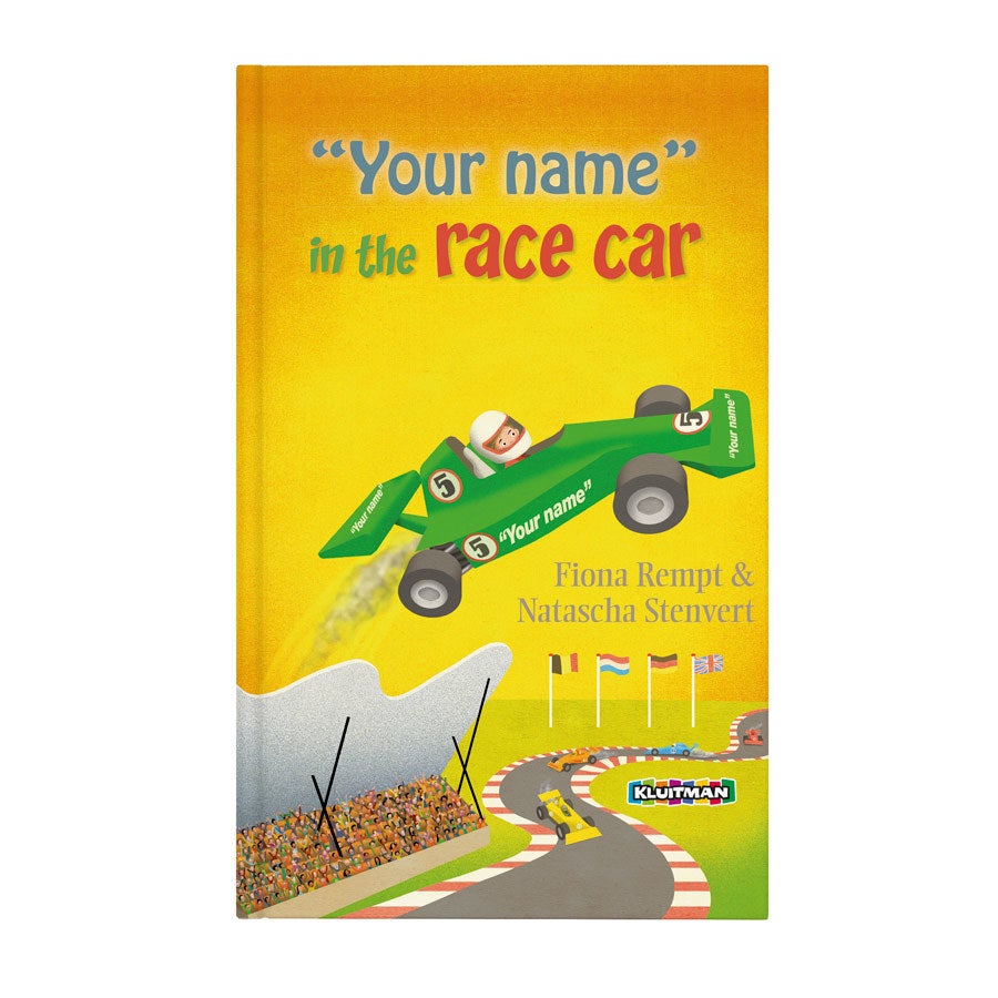 Personalised children s book Danny in the race car Hardcover