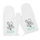 Personalised Oven Gloves - 2 pcs - White