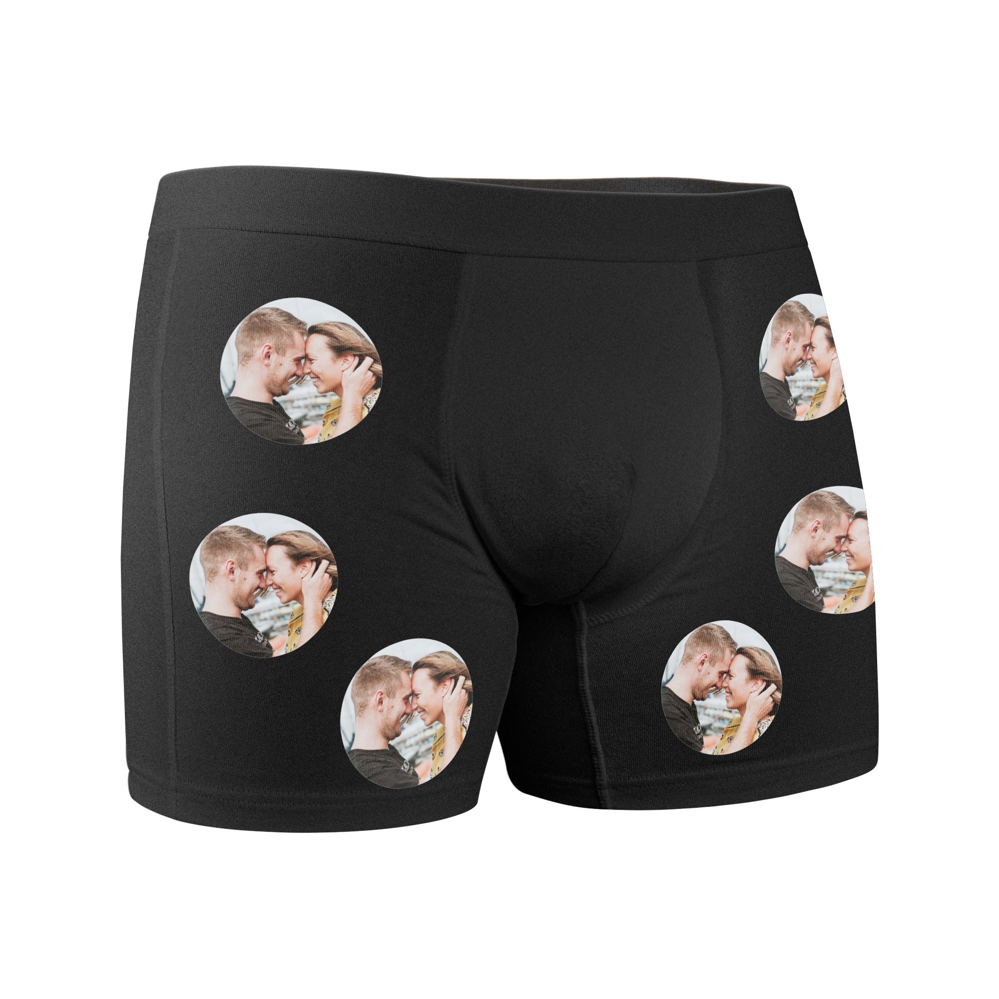 Personalised boxer shorts - XL - Black