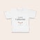 Personalised baby t shirt Personalised baby t shirt