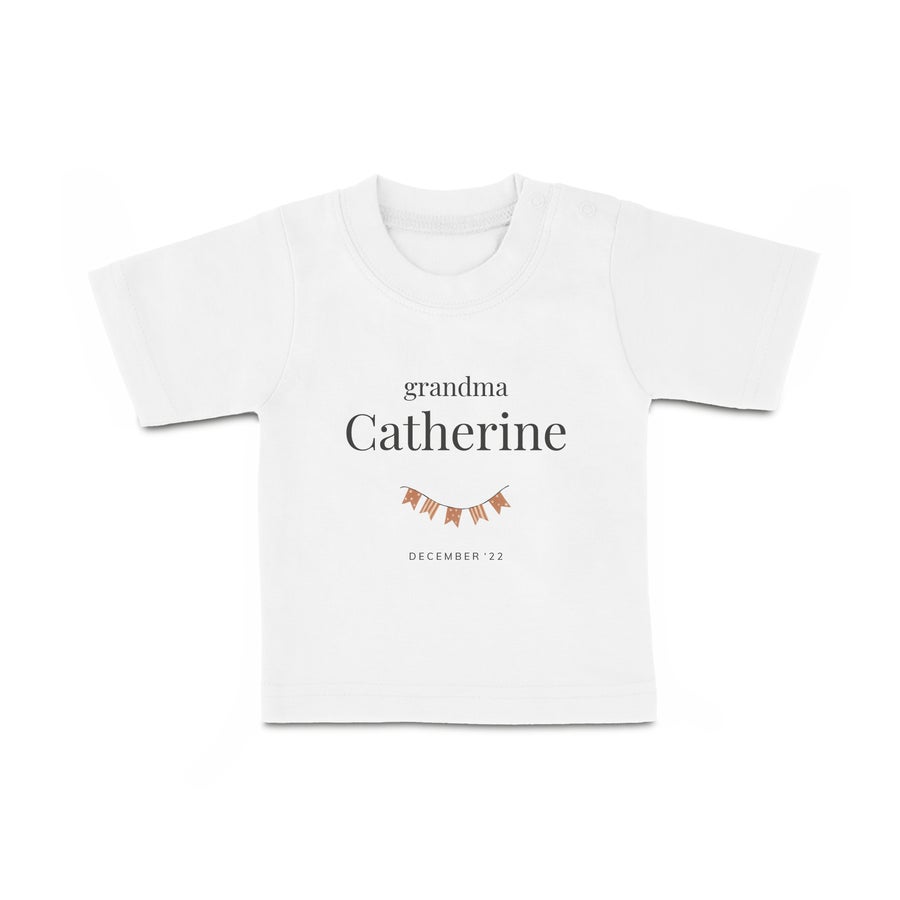 Personalised T-shirt - Baby Personalised T-shirt - Baby