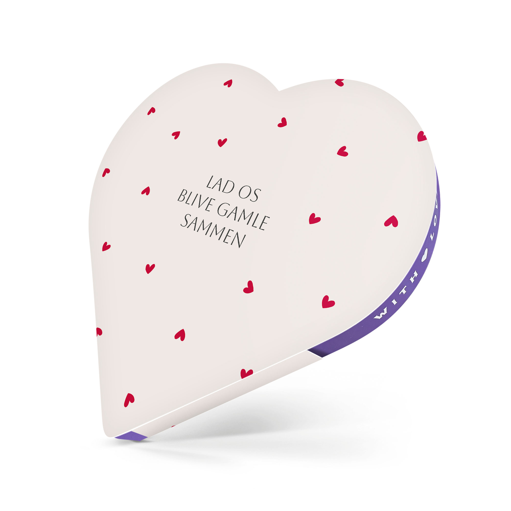 Hjerteformet Milka Chokolade Gaveæske