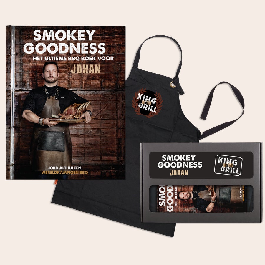 Boek "Smokey Goodness" personaliseren Boek "Smokey Goodness" personaliseren