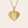 Collier cœur gravé Collier cœur gravé