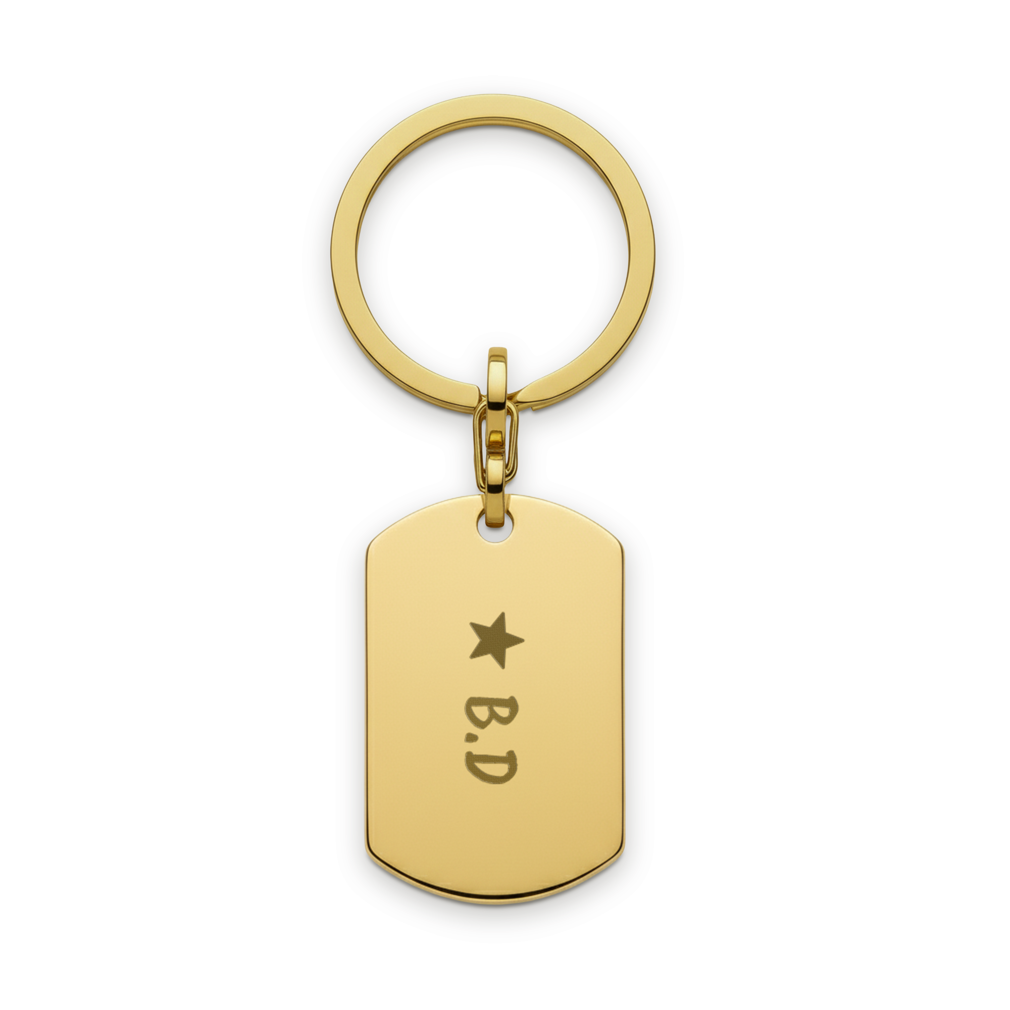 Engraved keyring