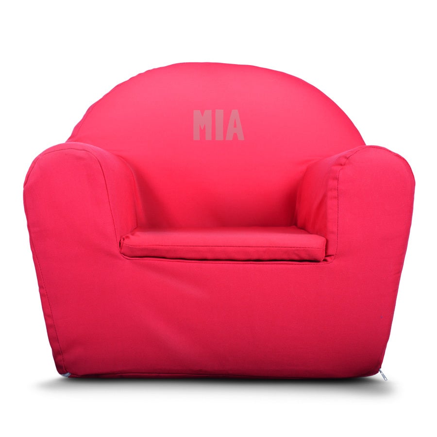 Fauteuil enfant personnalisé - rose