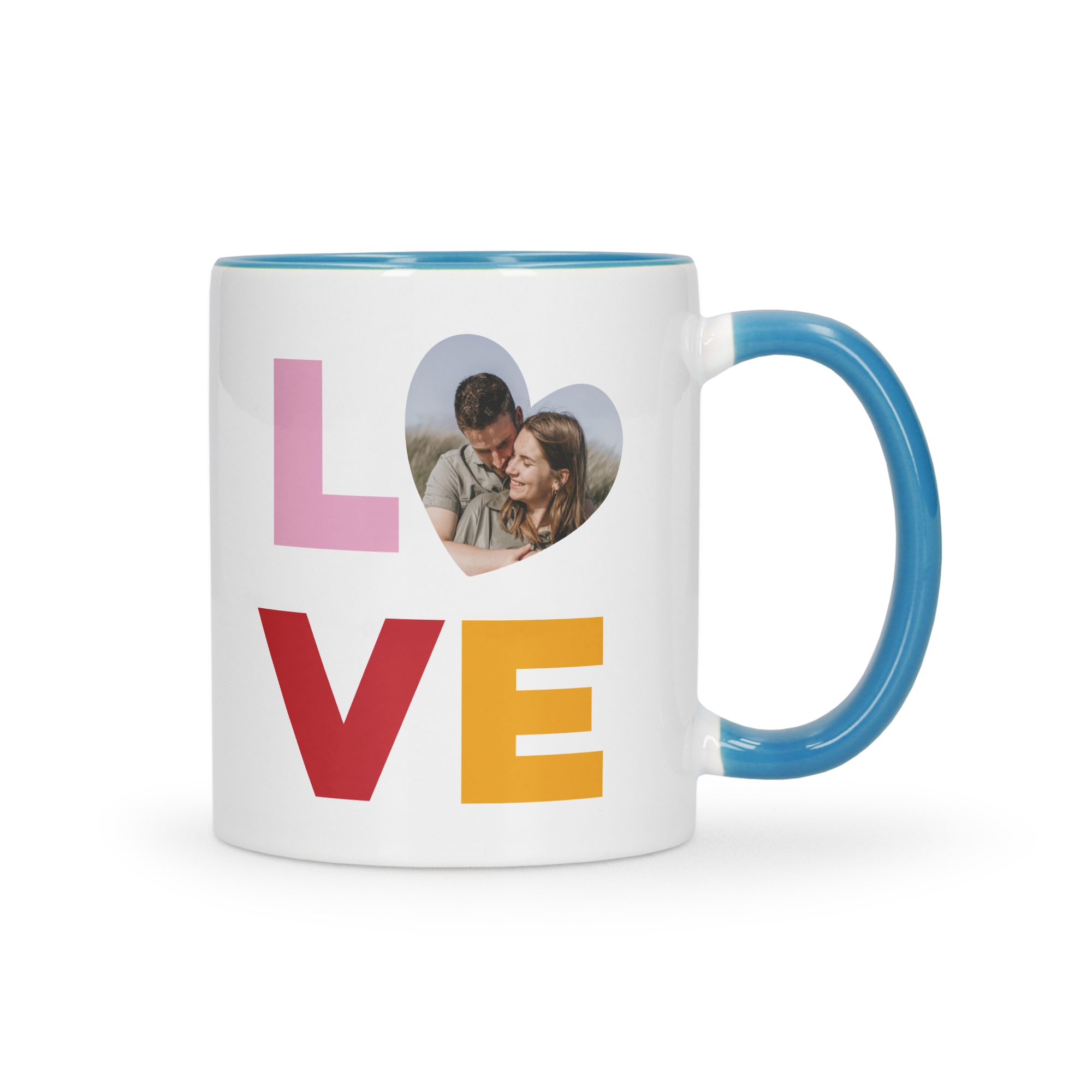 Taza colorida personalizada