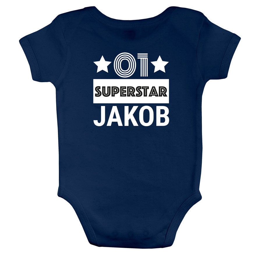 Baby Body selbst gestalten - Dunkelblau 62/68