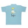 Polo personnalisé - Enfant - Bleu - 4 ans