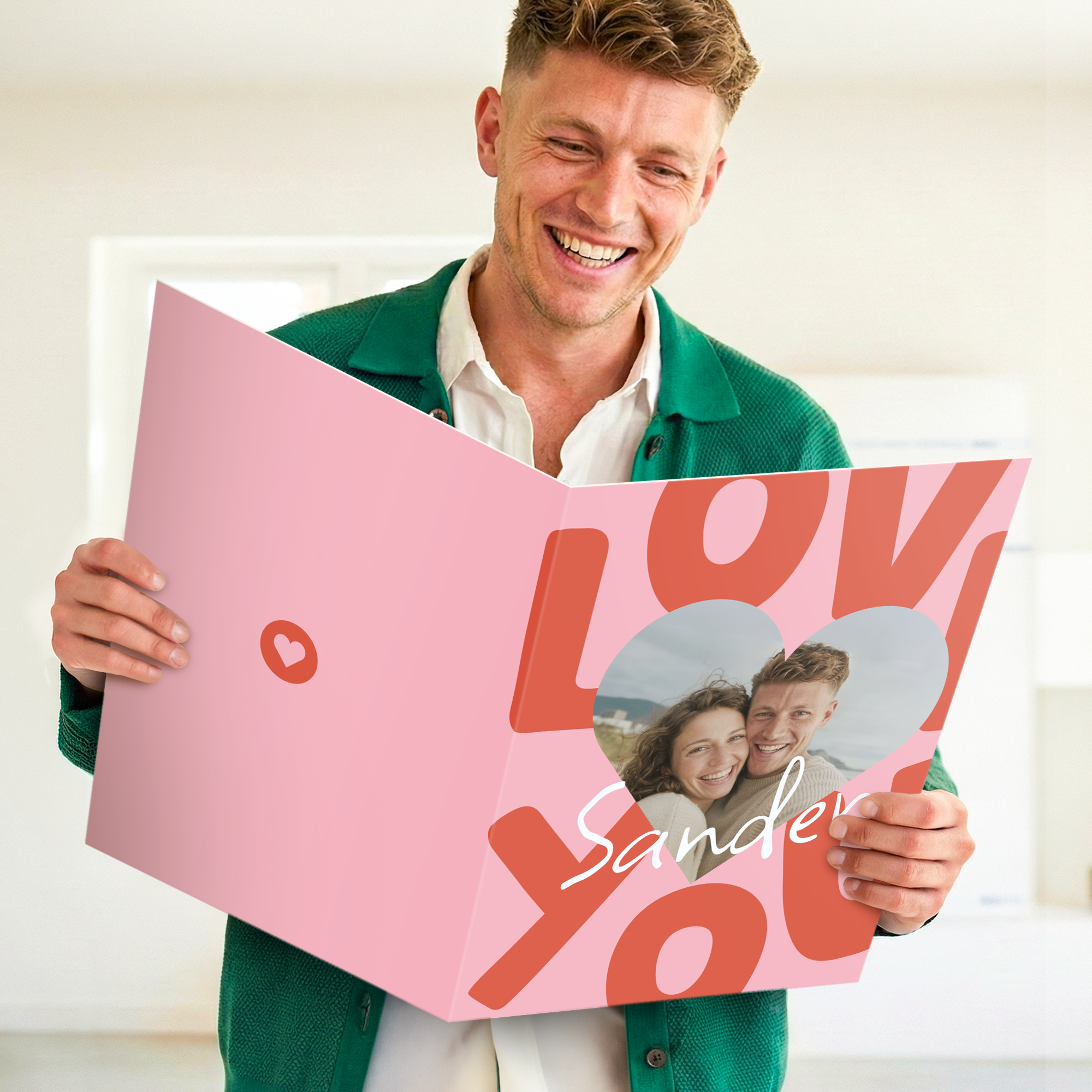 Mega wenskaart personaliseren - 50 cm