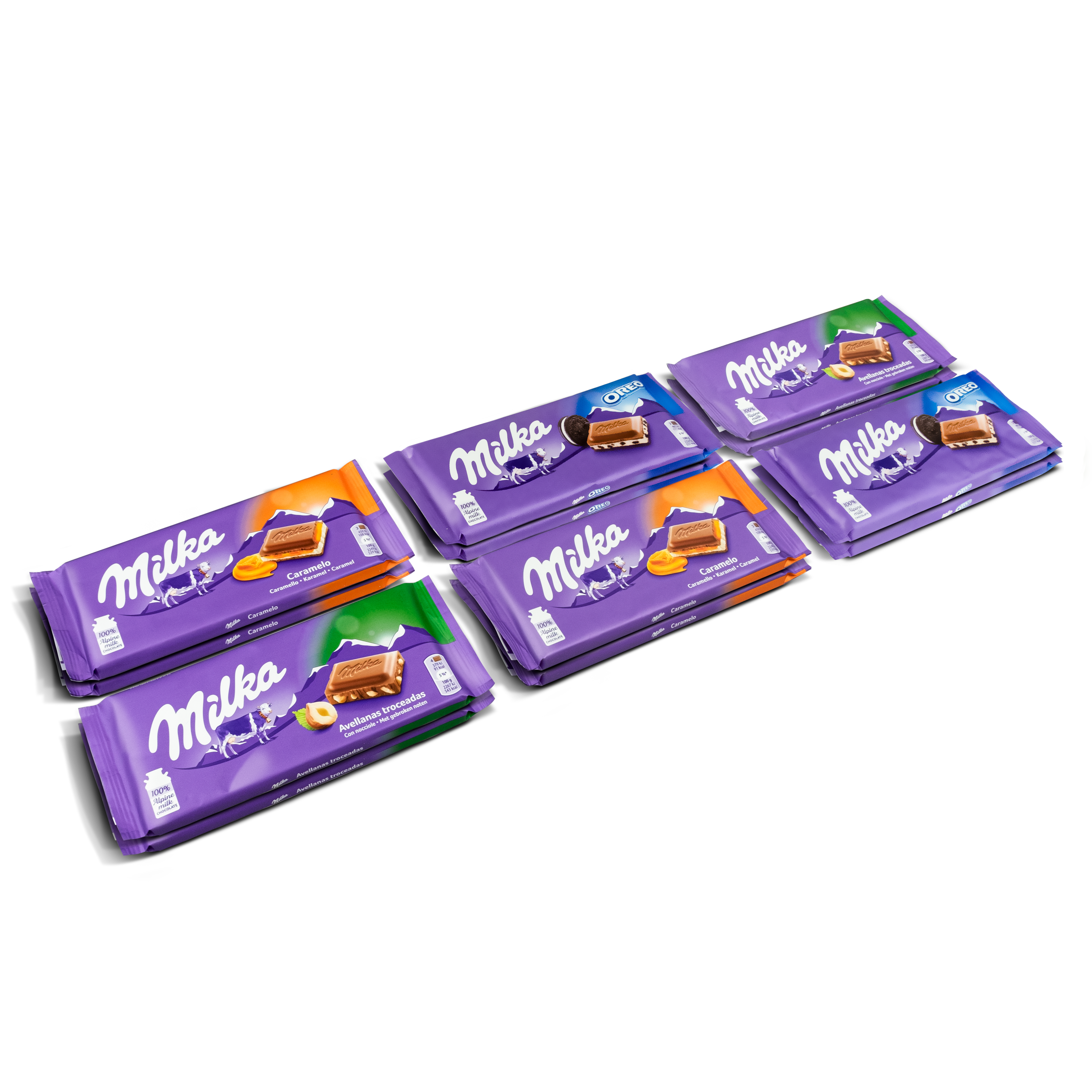 Méga tablette de chocolat Milka personnalisée