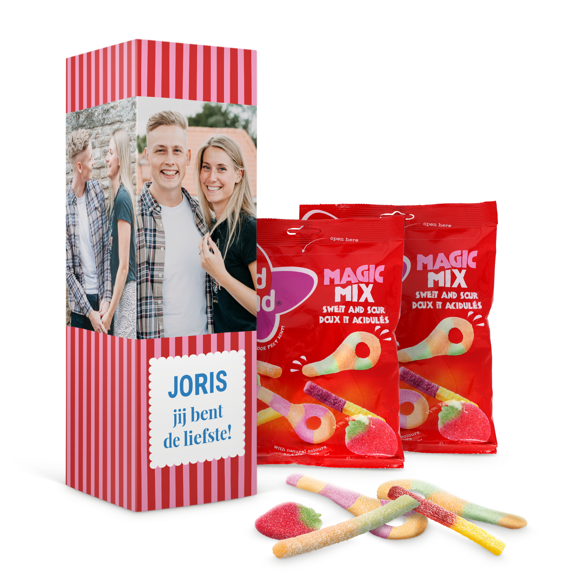 Gepersonaliseerd Red Band cadeaupakket