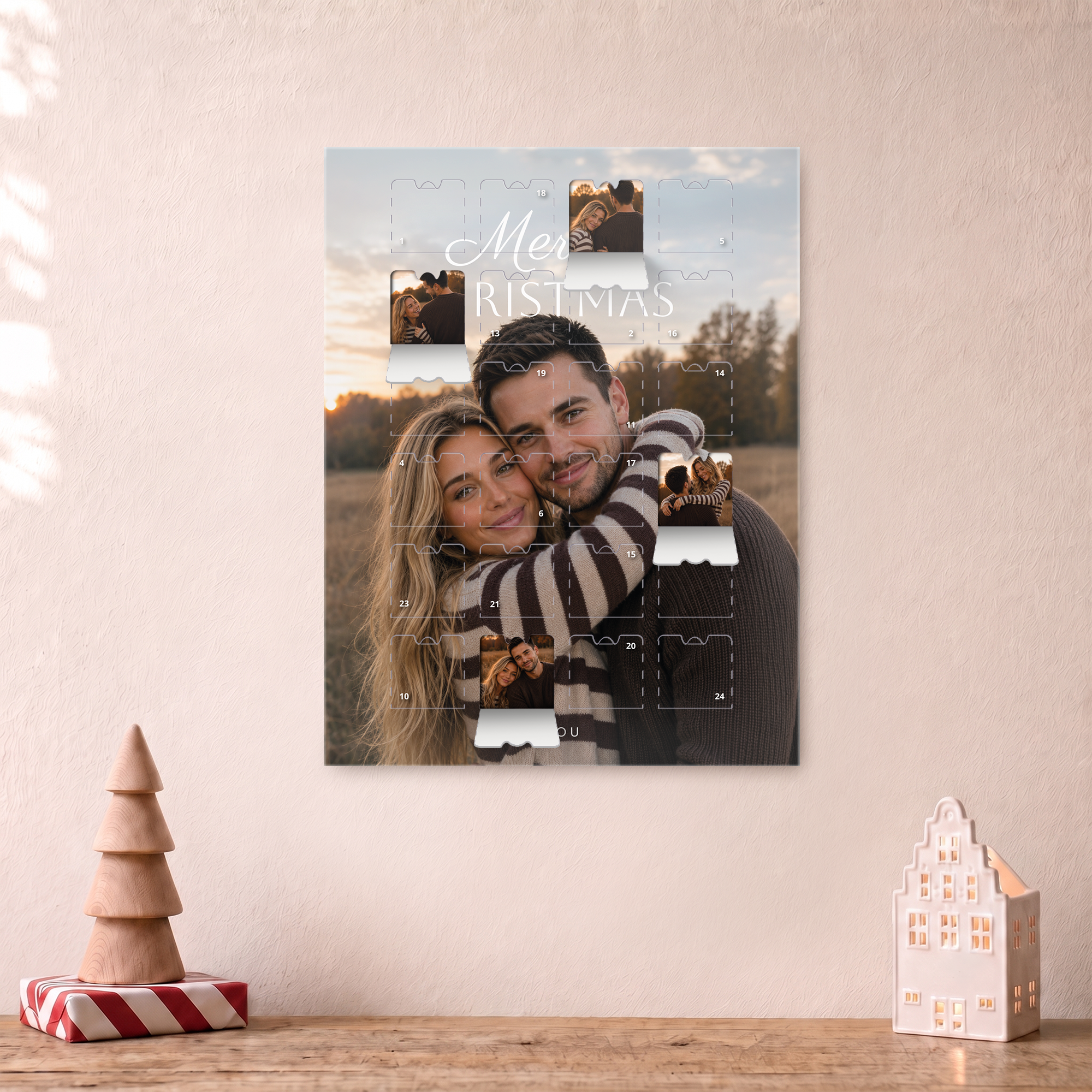 Personalised photo advent calendar