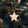 Gravírozott fa Karácsonyi csillag dekoráció