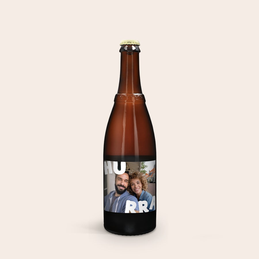 Øl gavesæt i trækasse med egen tekst - Westmalle Øl gavesæt i trækasse med egen tekst - Westmalle