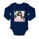 Långärmad body-baby - Navy (62/68)