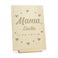 Houten Moederdag kaart - Gegraveerd - Verticaal