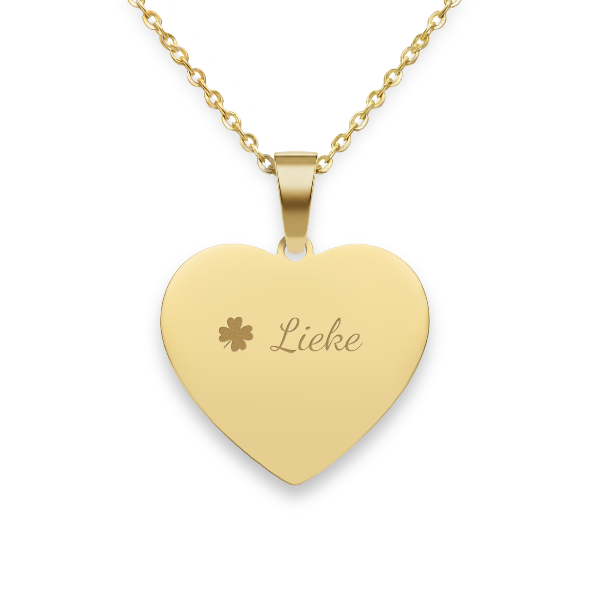 Hartje ketting graveren