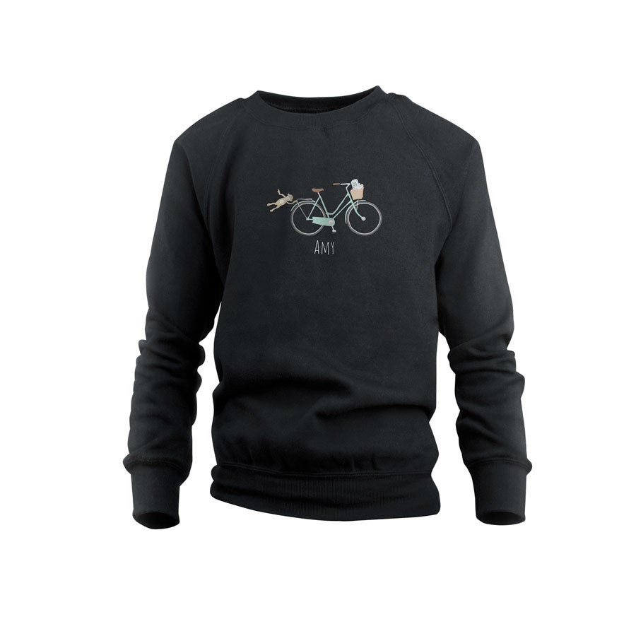 Bluza z kapturem - dzieci�ca - czarna