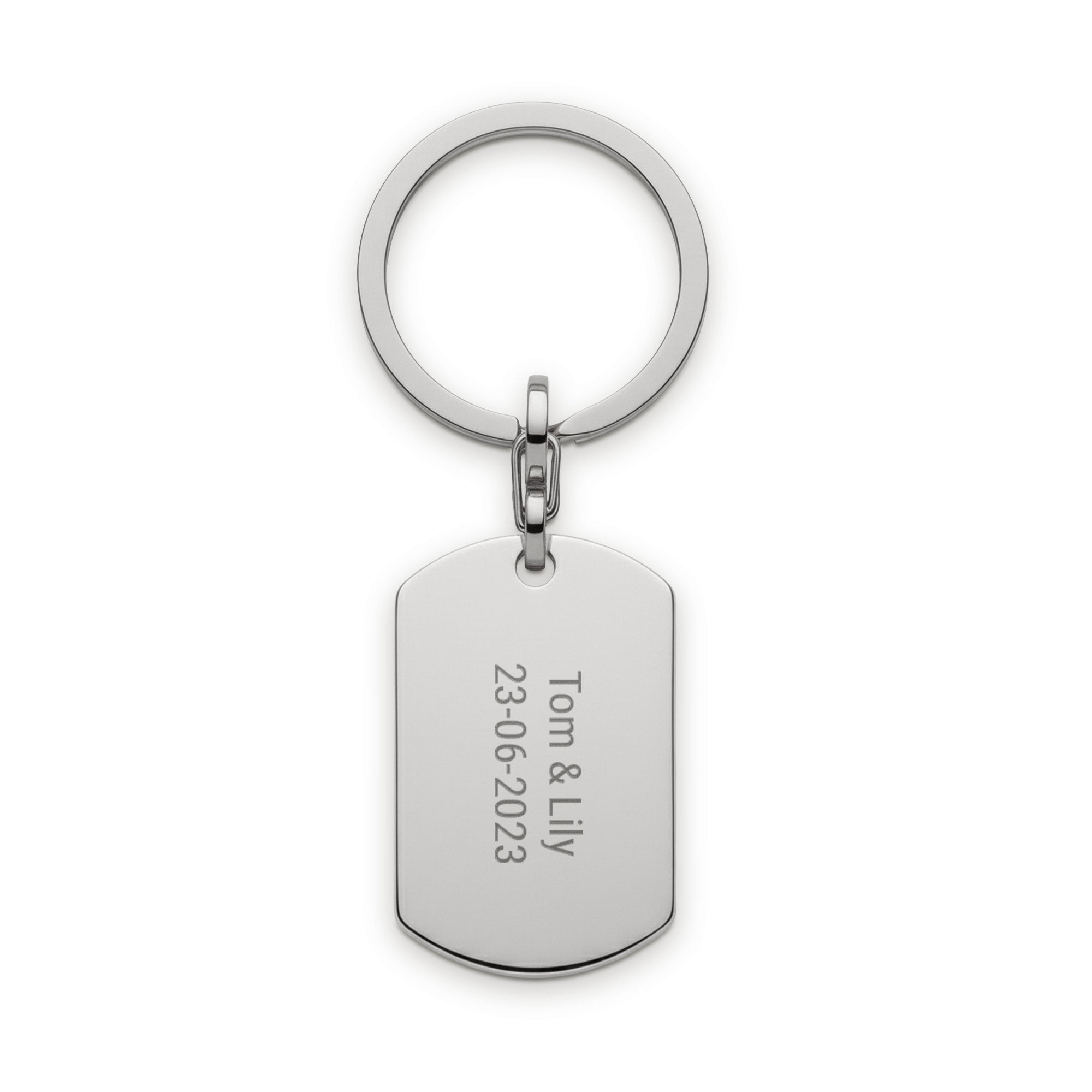 Engraved keyring