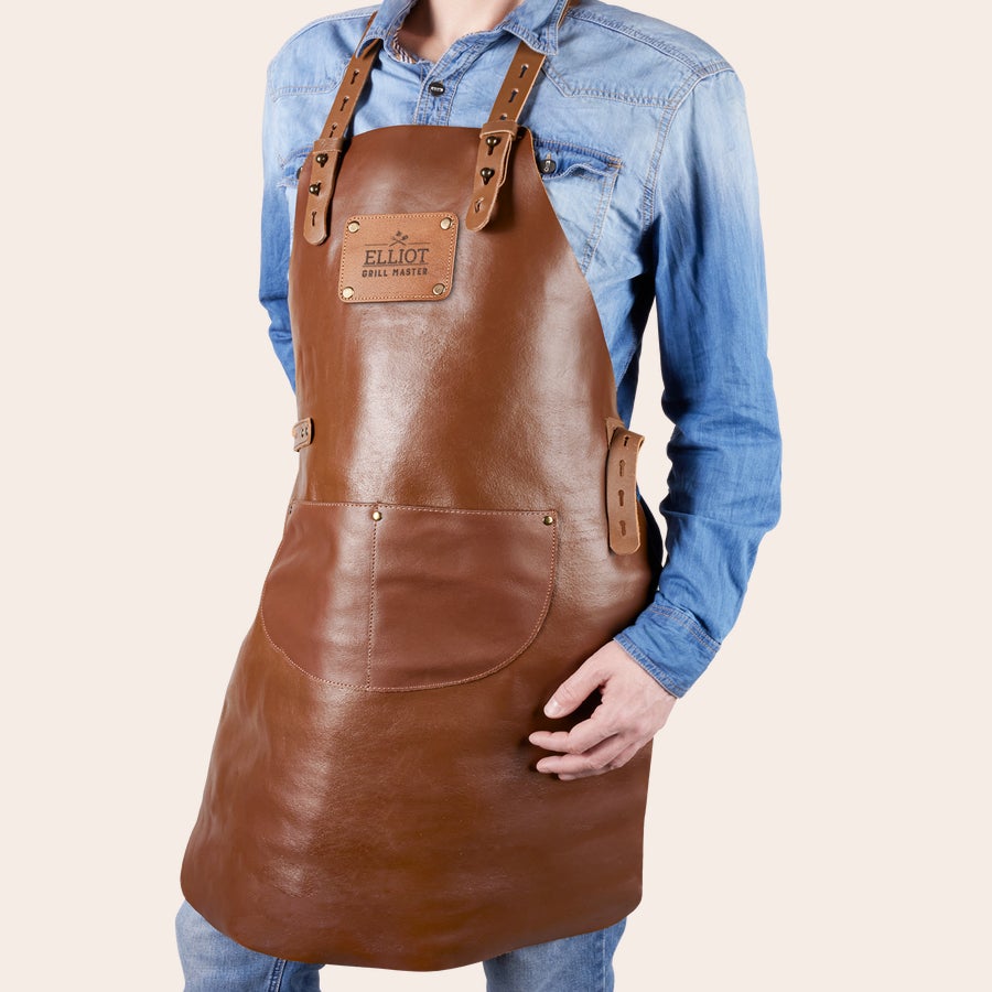 Leather apron with name Leather apron with name