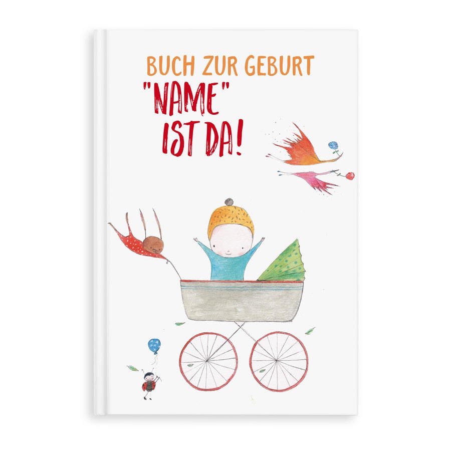Buch zur Geburt - Buch mit Namen Buch zur Geburt - Buch mit Namen