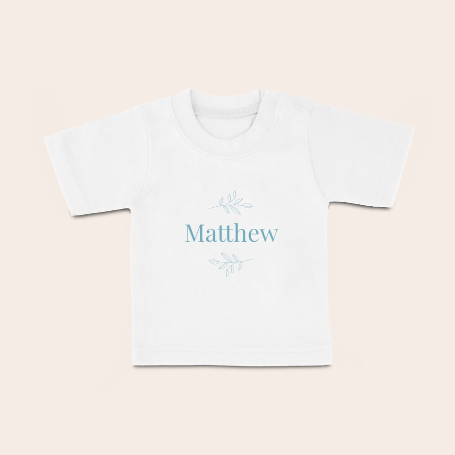 Personalised baby t shirt Personalised baby t shirt